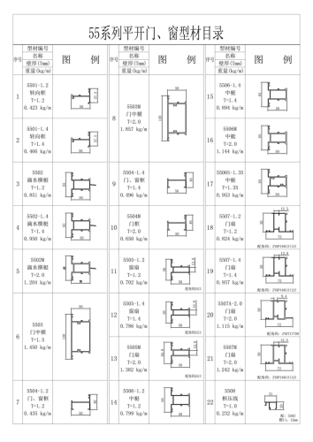 55 Series Vertical Hinged Casement Doors